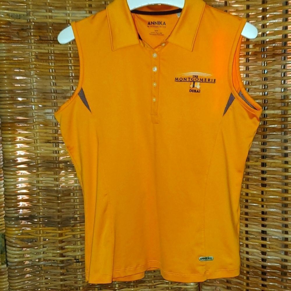 Annika The Montgomerie Dubai Golf Polo Tank Shirt M